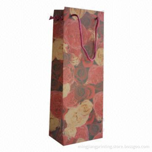 Wine Bag with Matte Lamination and PP Handle, OEM and ODM Orders Welcomed